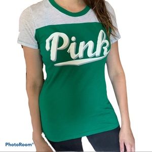 PINK VS Collegiate Cursive Tee Shirt